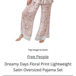 Free People Dreamy Days Pajama Shirt